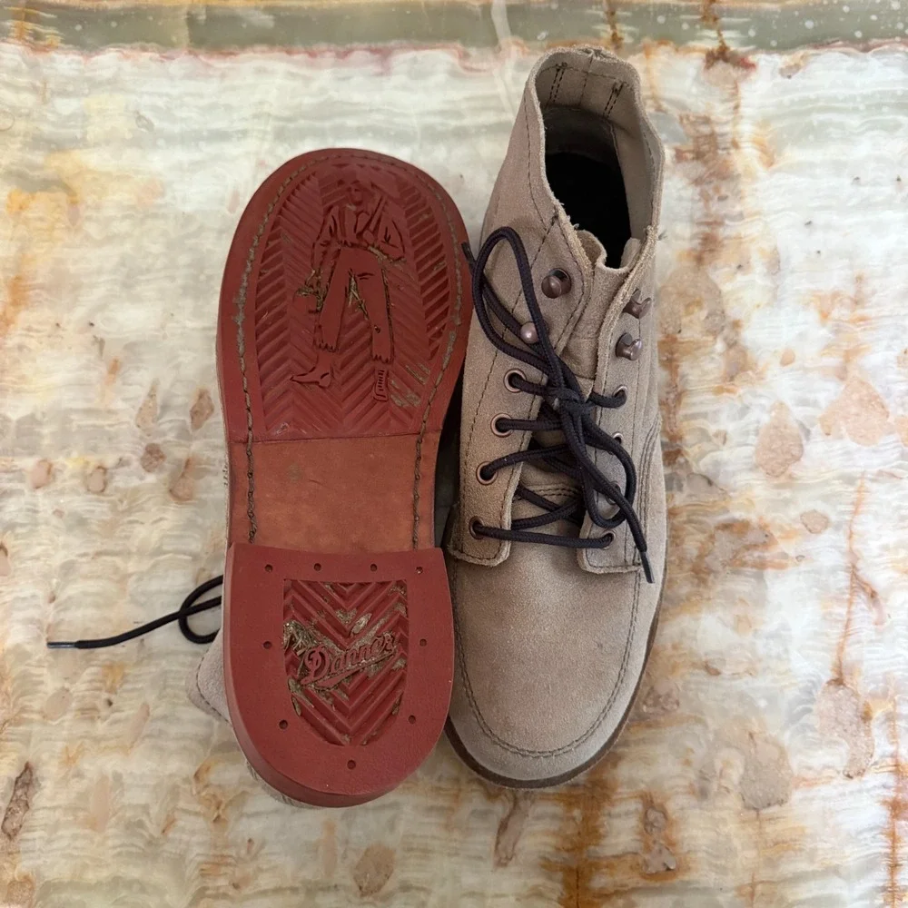 Danner Men's Chukka Boots Taupe‎ Gray Jack 5 Inch Nickel Leather Lace-Up 10.5D